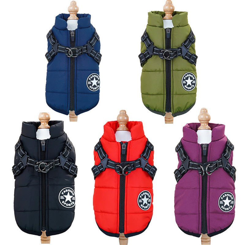 Waterproof Winter Dog Ski Vest