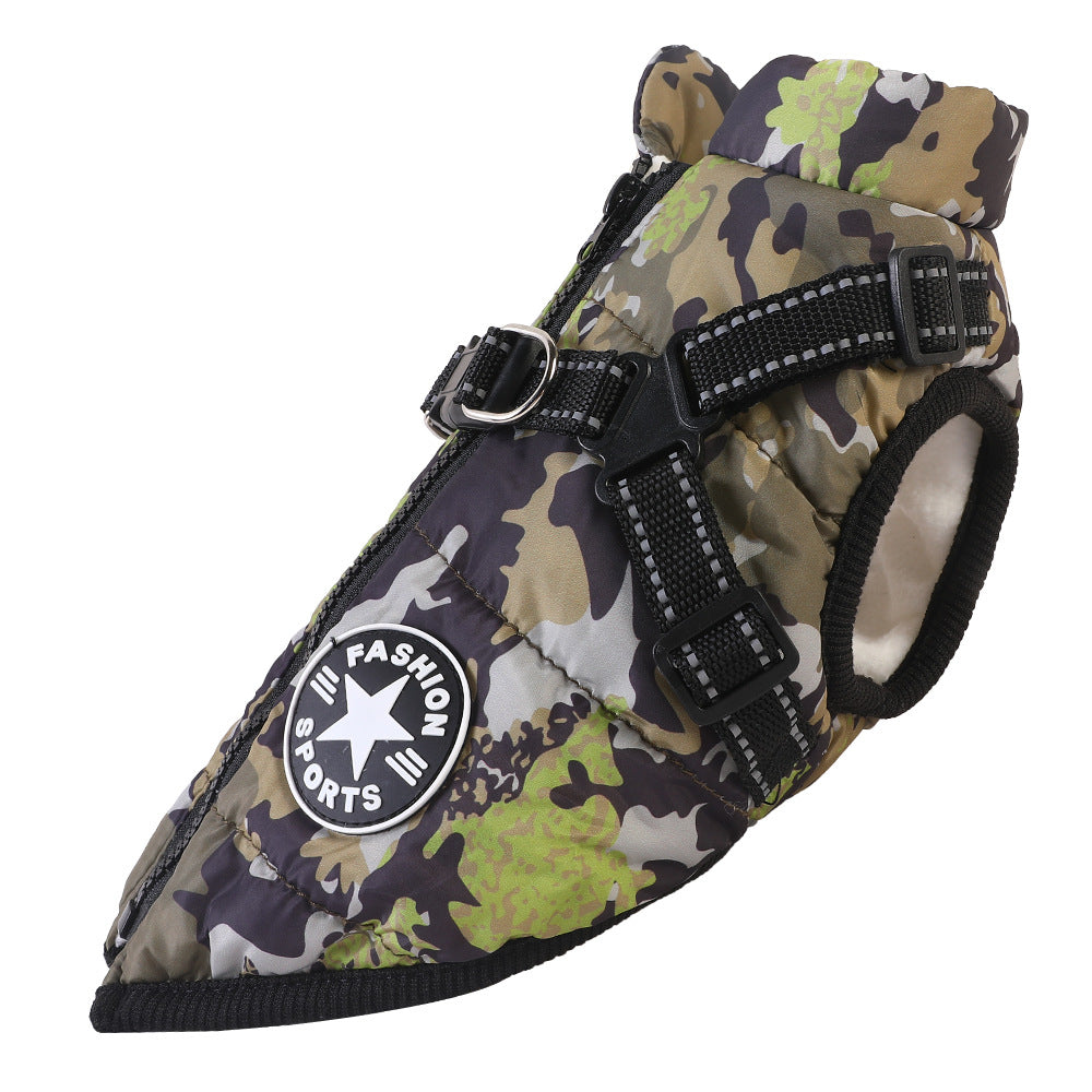 Waterproof Winter Dog Ski Vest